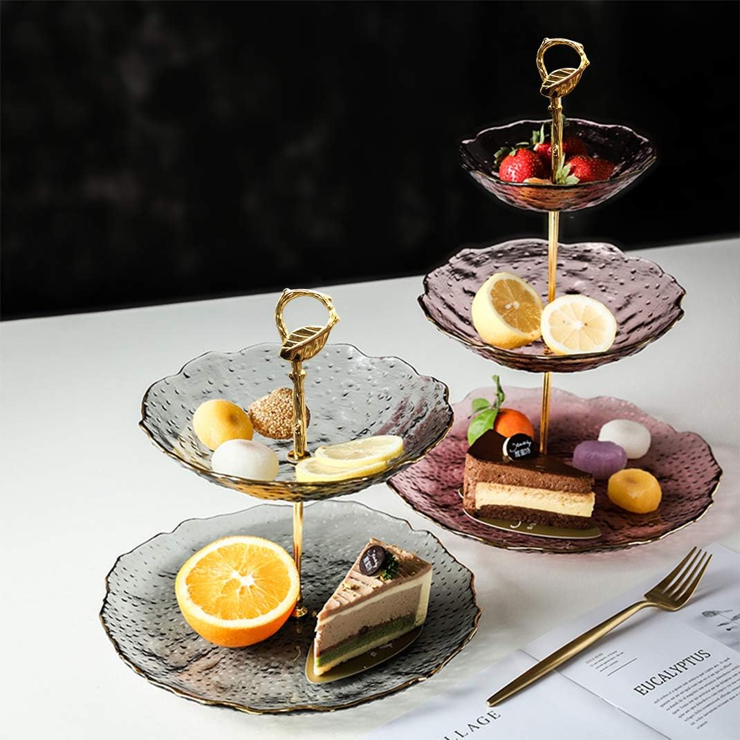 iSuperb 5 Sätze 3 Stufige Cupcake Ständer Hardware Griffe, Vintage Tablettständer Mittelhalter mit S