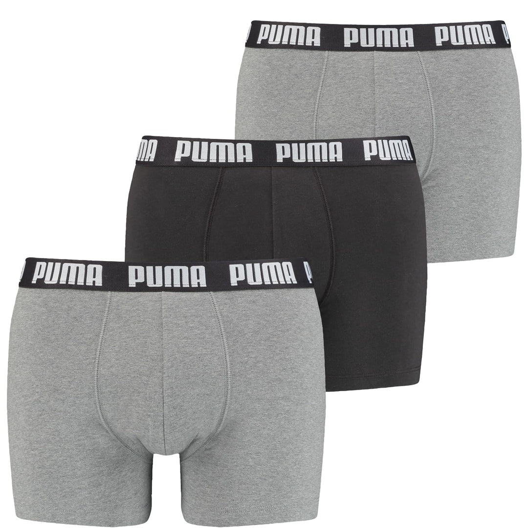 PUMA Herren Boxershorts (3er Pack) M Grey Combo, M Grey Combo