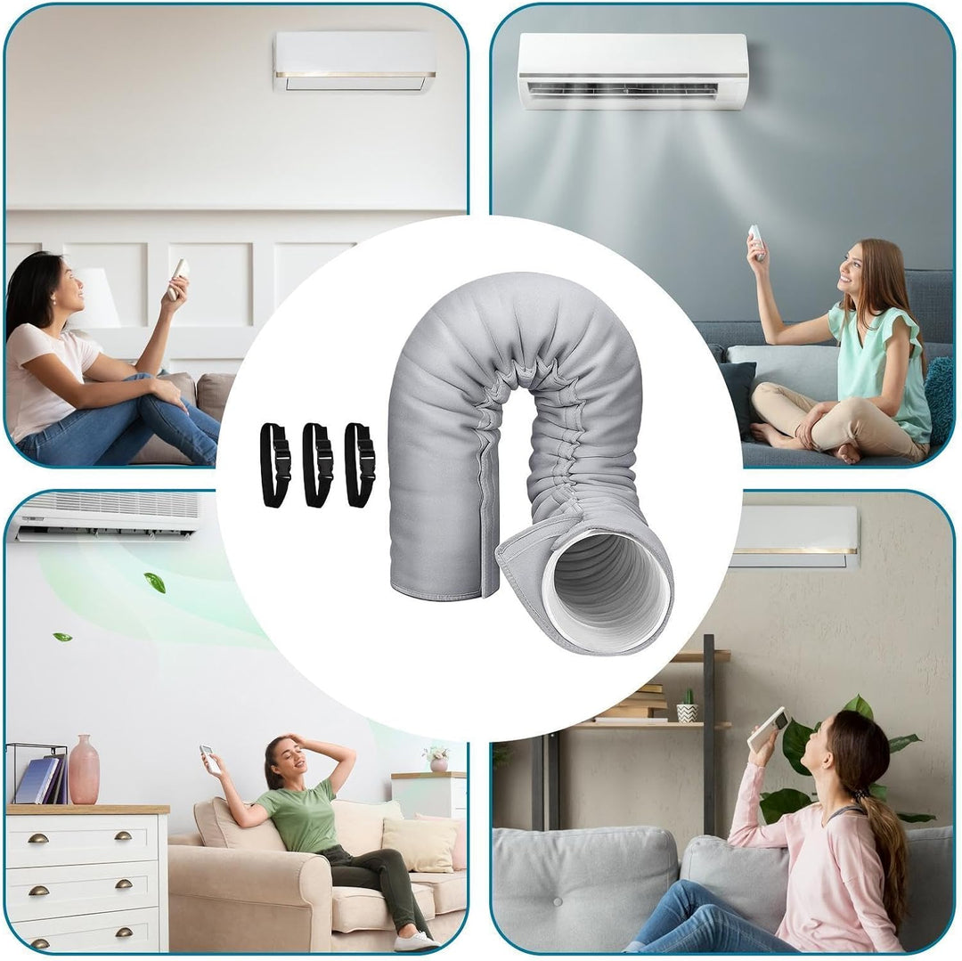 150x50cm Schlauch Abdeckung Für Tragbare Klimaanlage – Für 12,7cm & 15cm Durchmesser Auspuff – Kl-im