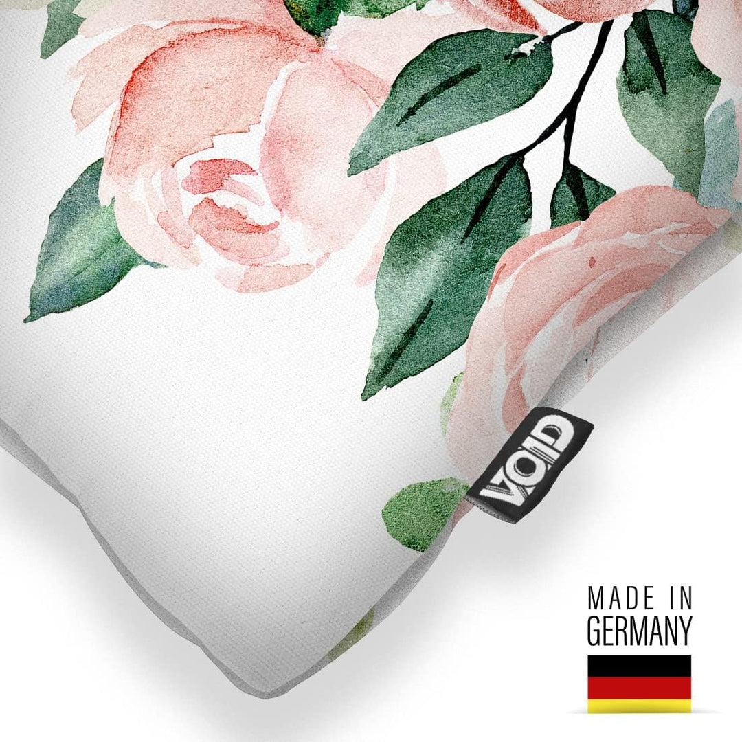 VOID Rosen Bordüre Kissenbezug Kissenhülle Sofakissen Kissen Deko Outdoor-Kissen Dekokissen, Kissen