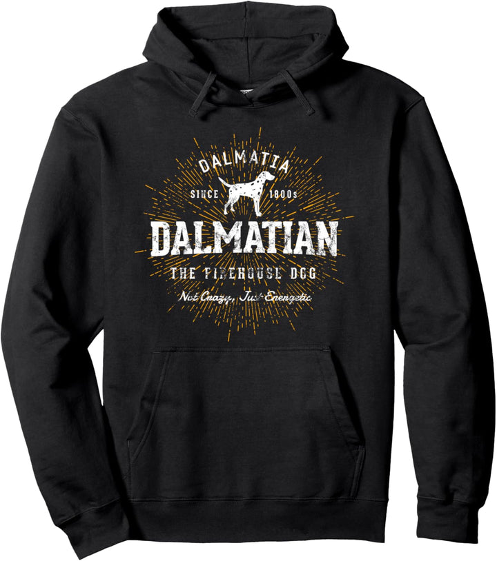 Vintage Retro Dalmatiner Pullover Hoodie