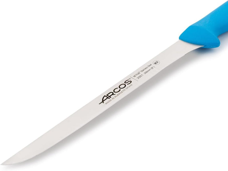 Arcos Serie 2900 - Filetmesser - Klinge Nitrum Edelstahl 200 mm - HandGriff Polypropylen Farbe Blau