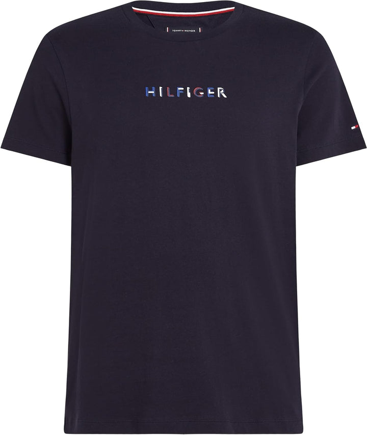 Tommy Hilfiger Herren Kurzarm T-Shirts XS Blau (Desert Sky), XS Blau (Desert Sky)