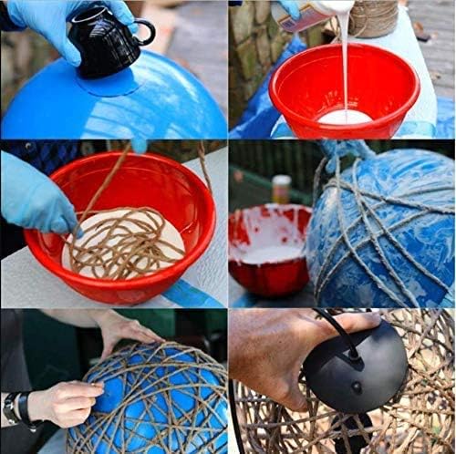 Juteschnur aus natürlicher Jute, 8 mm dick, 50 m lang, für den Garten, zum Basteln, Verpacken und De