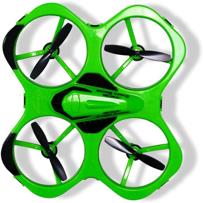 Carson Cyber Drone IR RTF – RC Quadcopter mit 360° Flip, Headless Mode, Gyro-Stabilisierung, LED-Bel