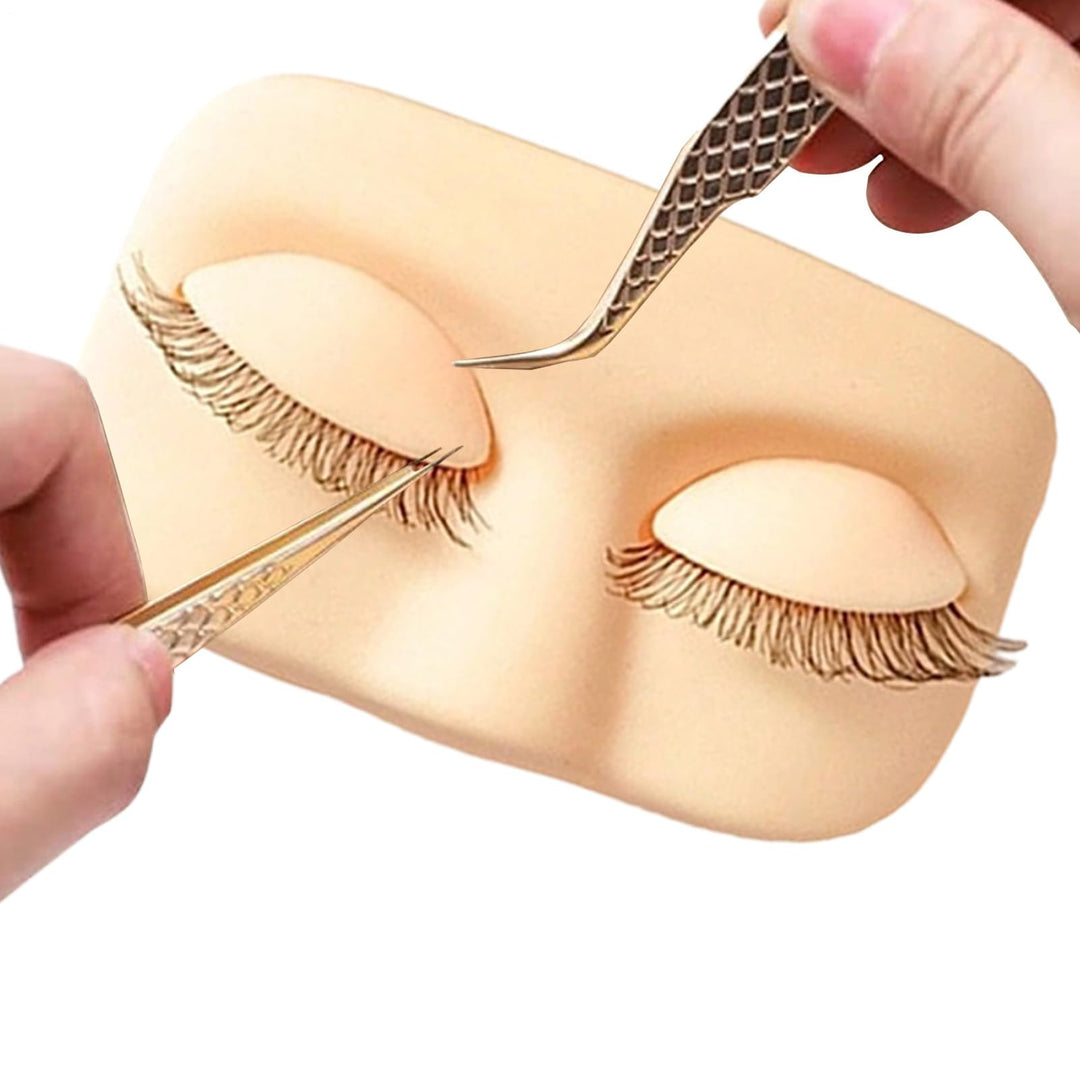 Lash Mannequin-Kopf, weiches Silikon-Modell, Make-up-Mannequin-Gesicht, für Training, Schönheitssalo