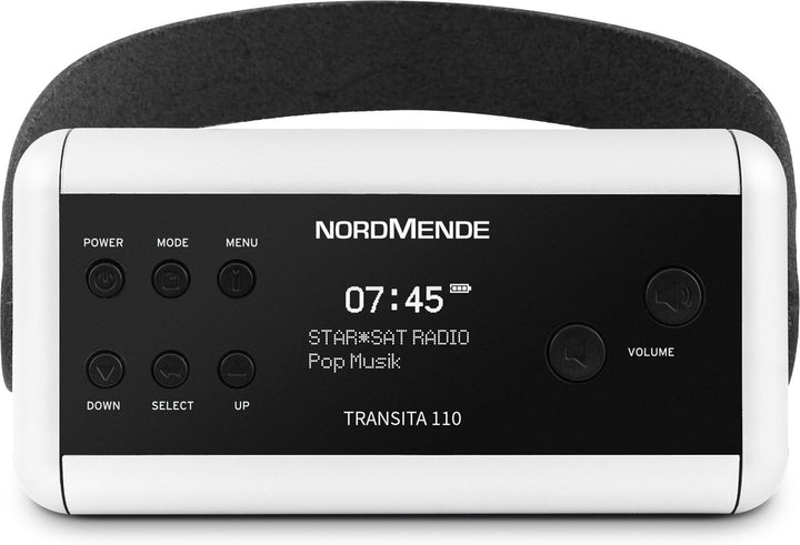 Nordmende Transita 110 – Tragbares DAB+ &amp; UKW Digitalradio – Portable Musikbox mit OLED-Display – Ou