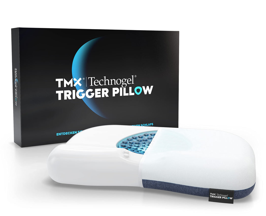 TMX® Trigger Pillow | Orthopädisches und ergonomisches Kopfkissen | Für Rücken-/ Seitenschläfer | Kü