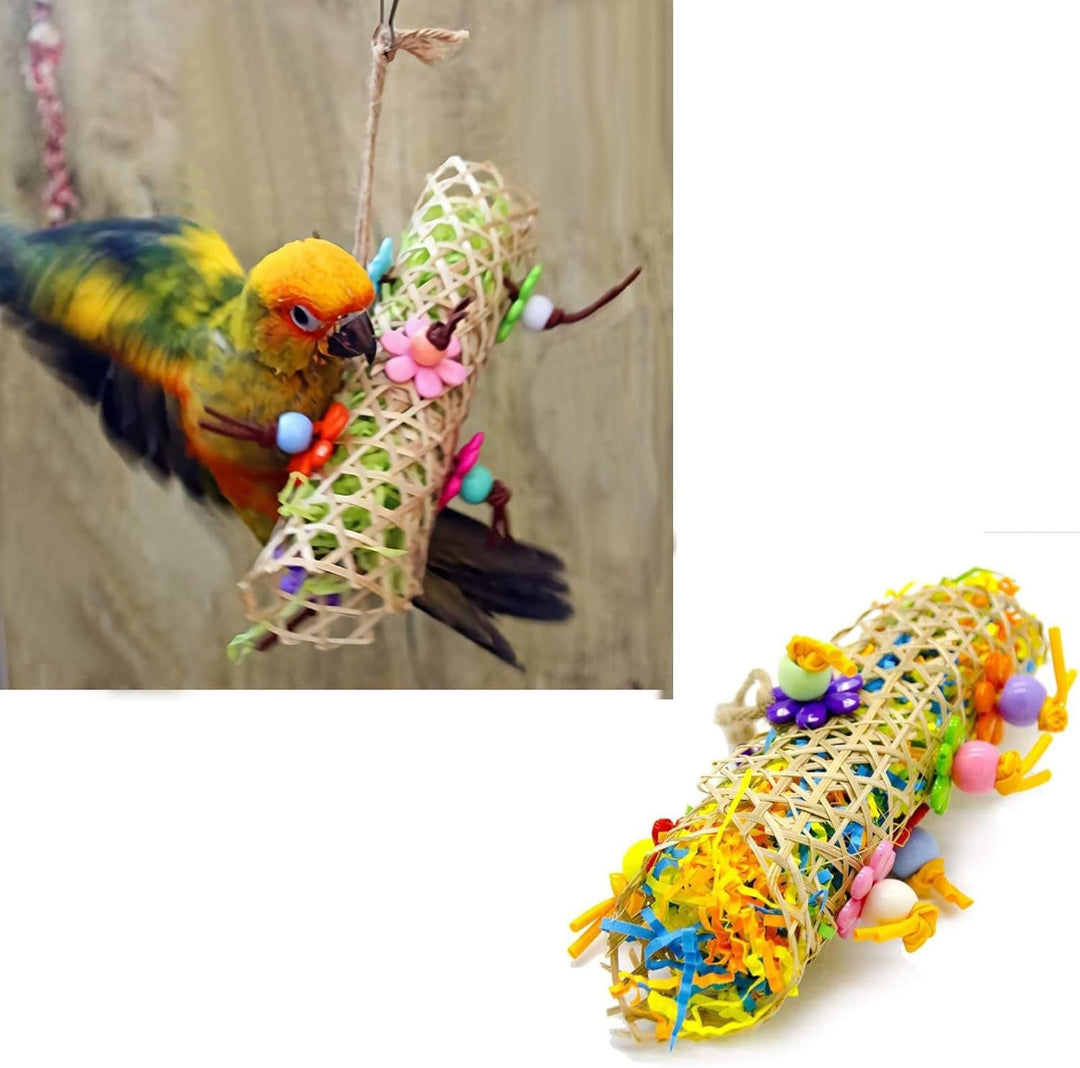 通用 IZF6 Wooden bird toy Parrot gnawing supplies, Acrylic