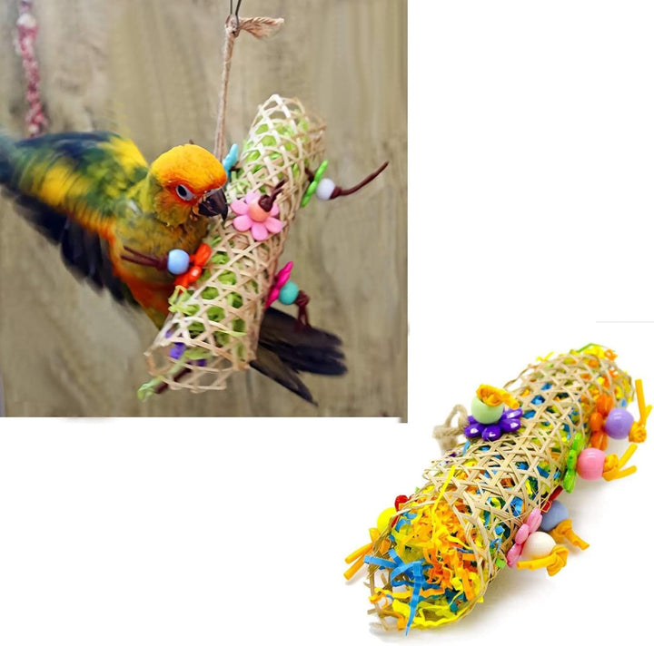 通用 IZF6 Wooden bird toy Parrot gnawing supplies, Acrylic