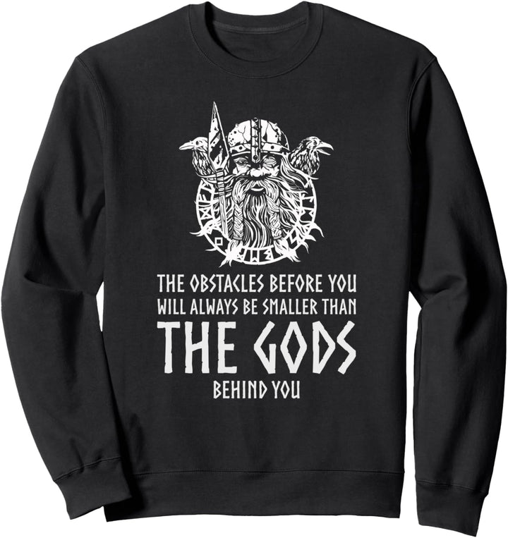 Motivational Norse Pagan Mythology - Viking God Odin Sweatshirt