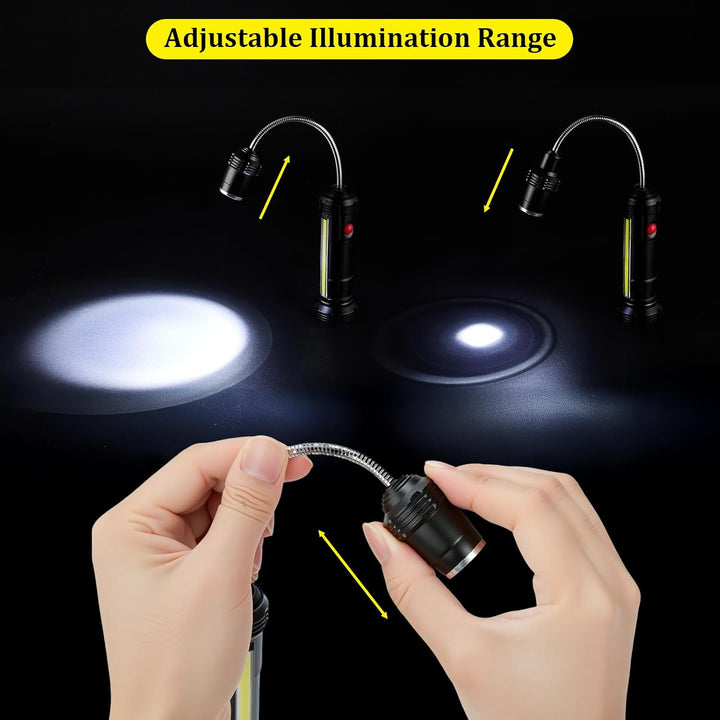IMAGE Grill Licht 2 Stück wiederaufladbar magnetische Grilllampe mit Beleuchtung für BBQ Picknick Ou