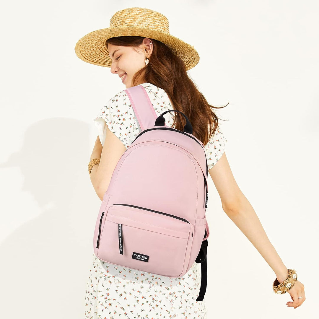 YAMTION 17.3" Schulrucksack Mädchen Teenager Rucksack Frauen für Uni Studium Freizeit,Rucksack Schul