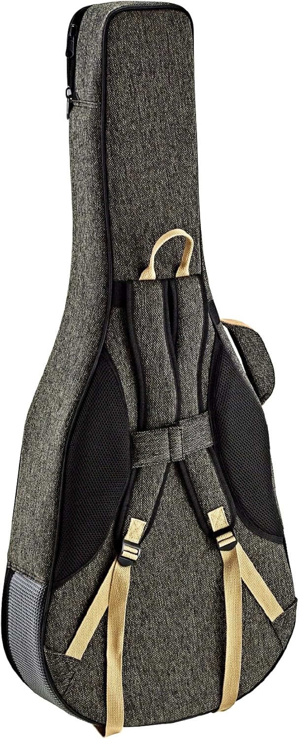 Ortega Guitars gepolstertes Soft Case - für Full Size Akustikgitarren - Leinen, Baumwolle, Veloursle