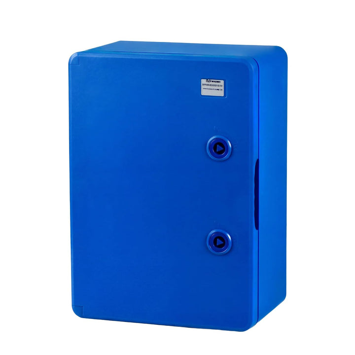BOXEXPERT® Verteilerkasten aussen wasserdicht [ABS Kunststoff IP65 Gehäuse] blau (Serie Fleet) 350x2