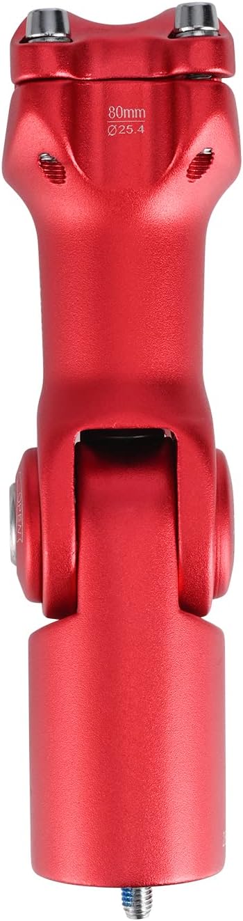 CYSKY Verstellbar Vorbau 25,4 60mm/80mm/100mm 0-90 Grad Verstellbar MTB Vorbau Lenker Vorbau Verstel