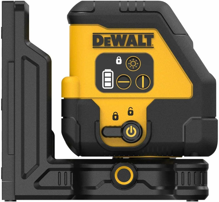 DEWALT Kompakter Linienlaser mit roter Laserdiode (integriertem Li-Ionen-Akku, USB-C Anschluss, POWE