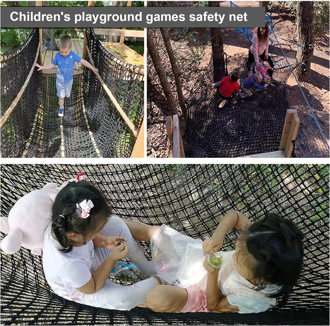 Kletternetz Spielplatz, Doppeltschichten Kinder Sicherheitsnetz Klettergerüst Netz Kinder Schaukel