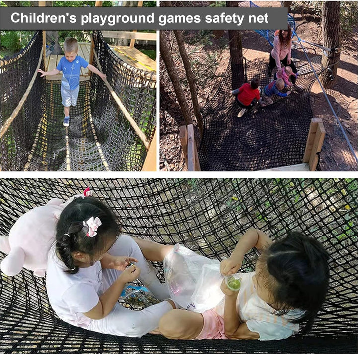 Kletternetz Spielplatz, Doppeltschichten Kinder Sicherheitsnetz Klettergerüst Netz Kinder Schaukel