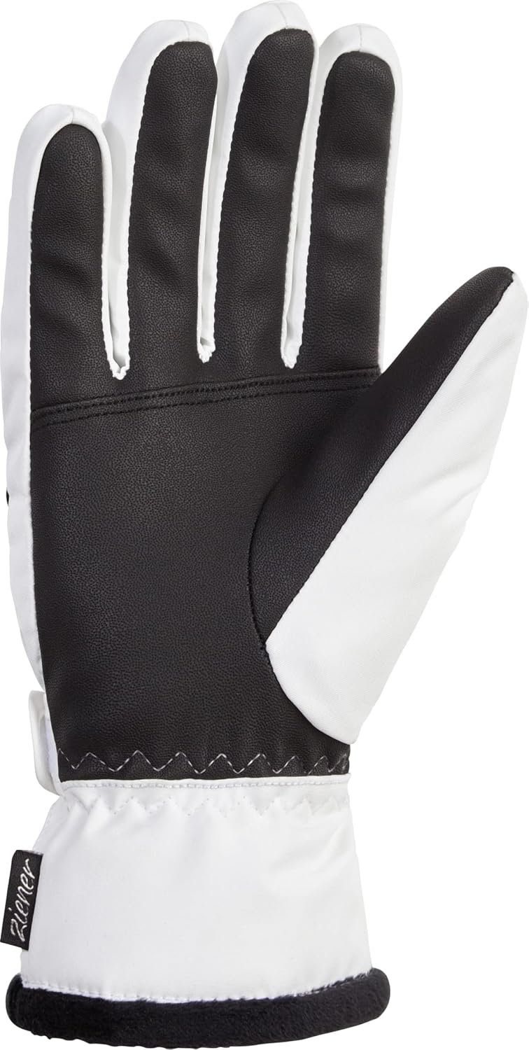 Ziener Damen Kasa Ski-Handschuhe/Wintersport | extra warm, atmungsaktiv, G-Loft 8.5 Weiss, 8.5 Weiss
