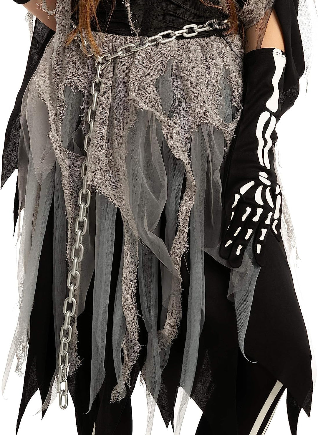 Spooktacular Creations Sensenmann Kostüm für Kinder Sensenmann Halloween Kostüm mädchen Grim Reaper