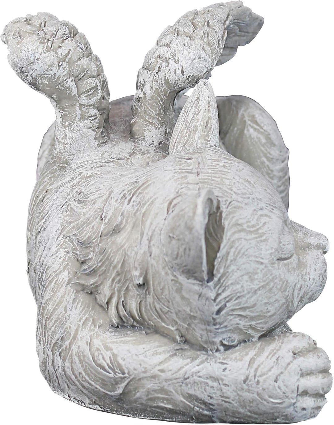 Design Toscano Katzenengel, Grabfigur, Masse: 14 x 10 x 12,5 cm Mittel Katzen-Denkmal-Engel, Mittel
