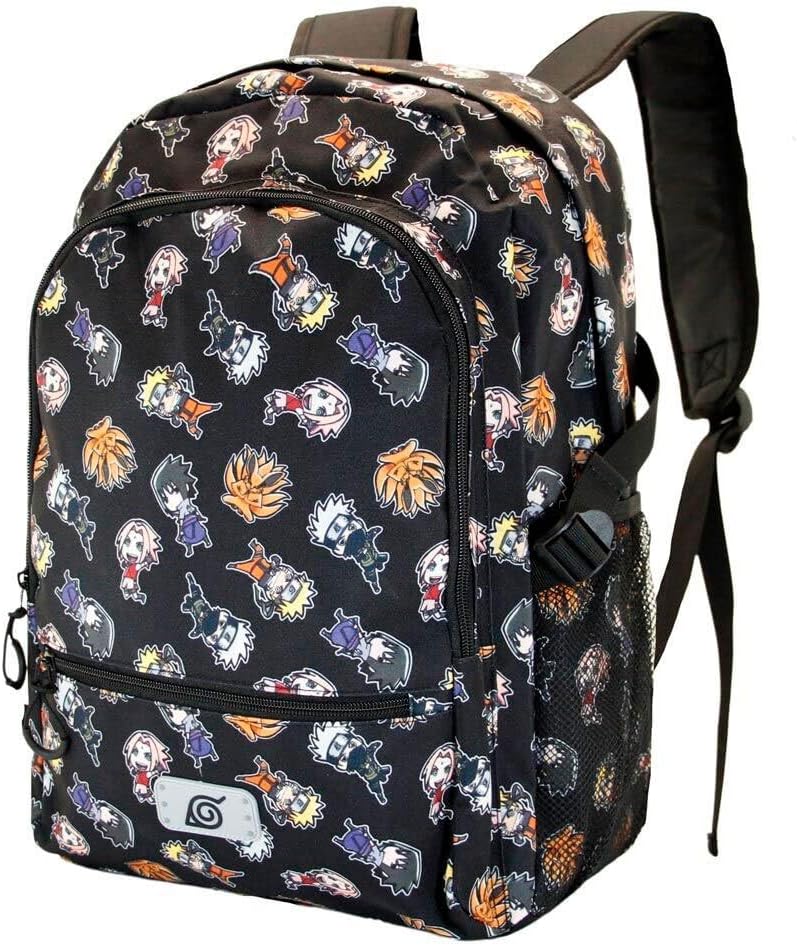 Naruto Wind-FAN HS Fight Rucksack, Schwarz