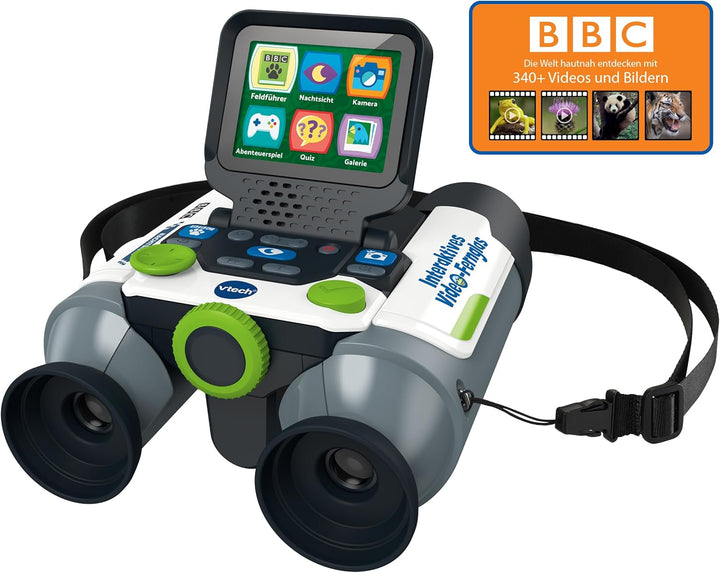 VTech Interaktives Video-Fernglas – Mit eingebauter Kamera, 10-facher Vergrösserung und beeindrucken