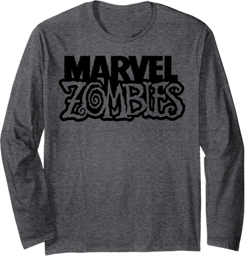 Marvel Zombies Title Logo Langarmshirt