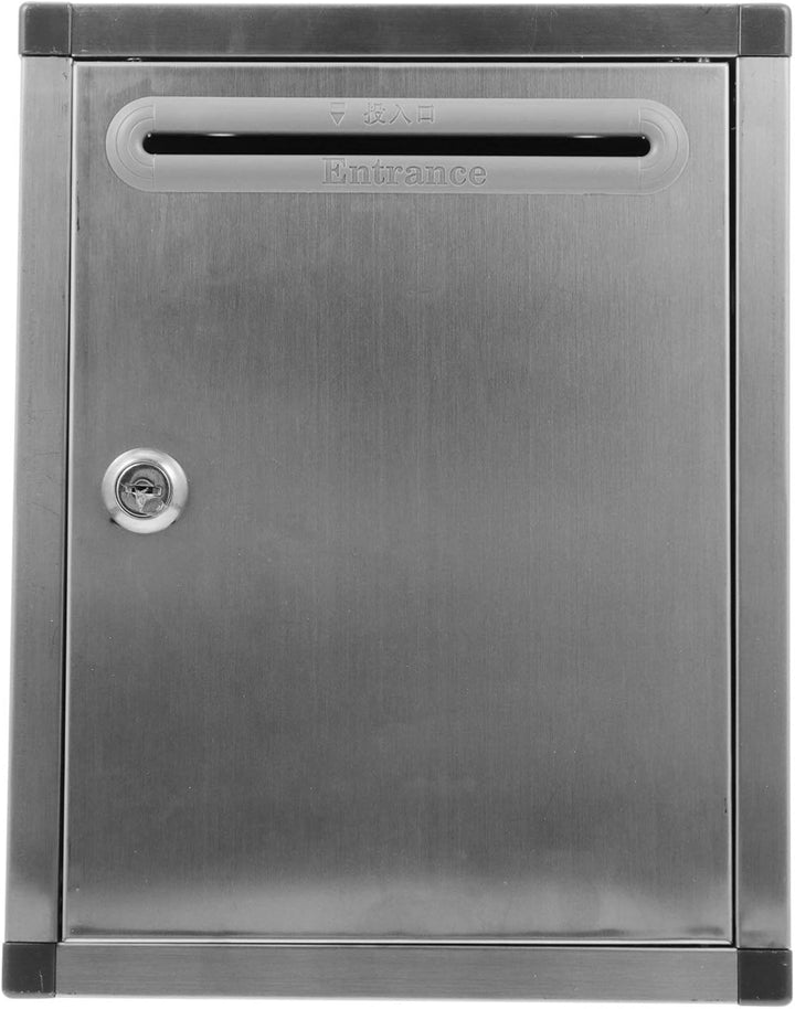 NUOBESTY Stainless Steel Weingläser Bunt Wand- Verriegelung Hochkant- Briefkasten Wand- Briefkasten
