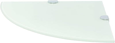 FIRBNUS Eckregal Badregal 2 STK. 35x35x0,8 cm Regalboden Glas Glasregalboden Bad Regal Glas Schweben