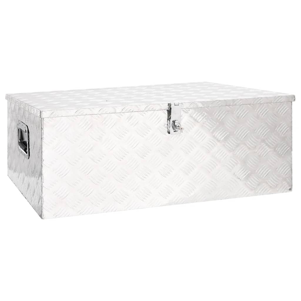 vidaXL Aufbewahrungsbox Aluminiumkoffer Aluminiumbox Lagerbox Lagerkiste Transportkoffer Transportki