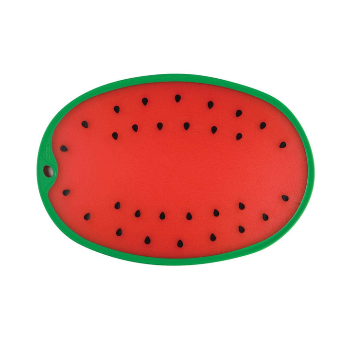Dexas Wassermelonen-Schneidebrett/Servierbrett in Wassermelonenform, Wassermelone