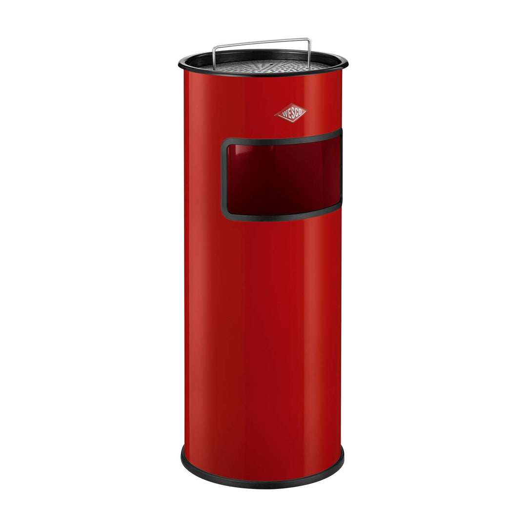 WESCO Standascher Mülleimer, rot, 28 cm, Rot