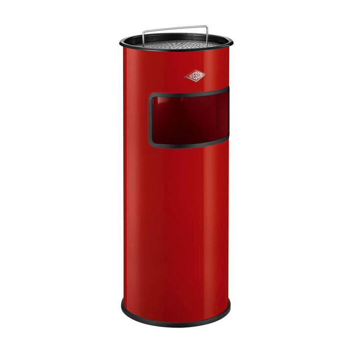 WESCO Standascher Mülleimer, rot, 28 cm, Rot