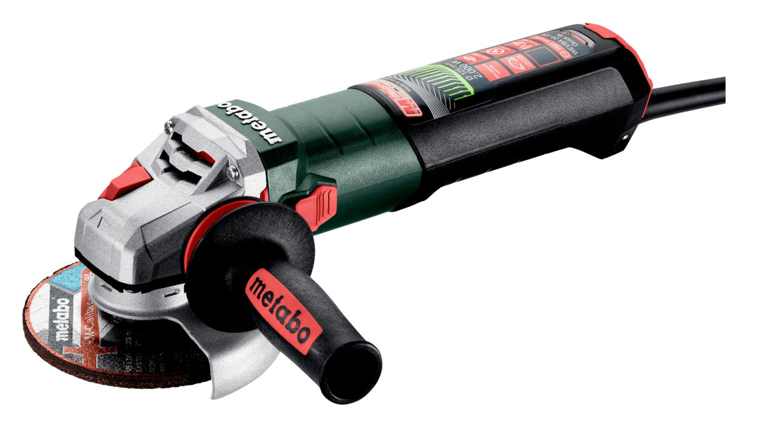 metabo Winkelschleifer WEVBA 20-125 Quick BL, 2000 W Brushless | Bürstenloser Motor, 125 mm Scheiben
