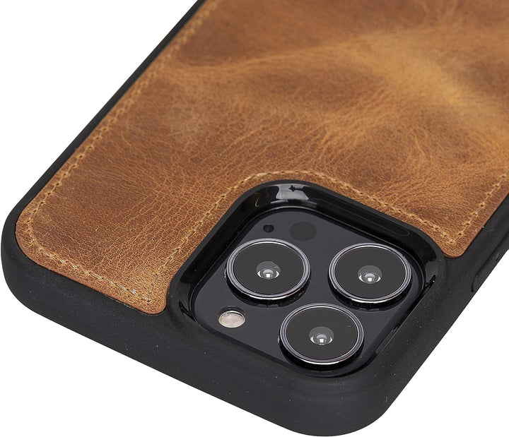 Solo Pelle Lederhülle für das iPhone 13 Pro Max in 6.7 Zoll Stanford Case Leder Hülle Ledertasche Ba