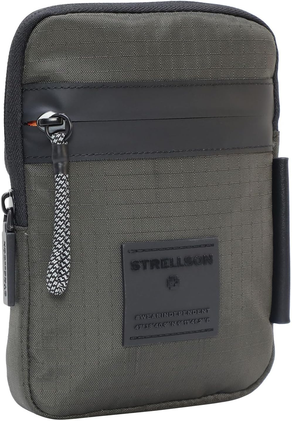 Strellson - northwood rs brian shoulderbag xsvz Schwarz Farbe:grün / Material:polyester,nylon, Farbe