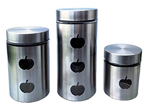 3 er Vorratsdosenset Apfel gross Vorratsdose Vorratsbehälter Frischhaltedose Aufbewahrung Kaffeedose