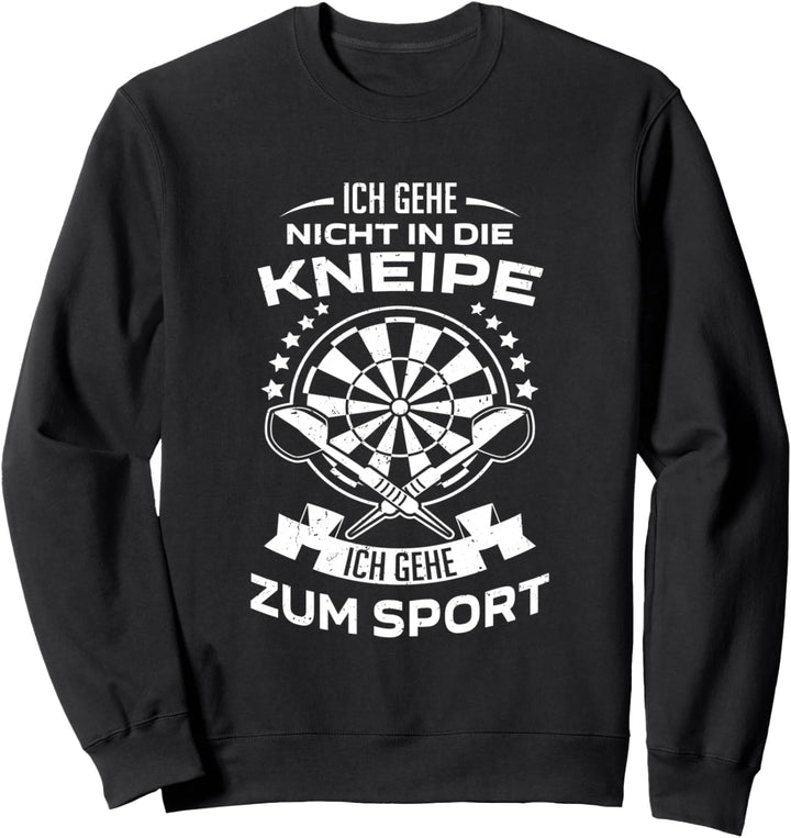 Dart Herren Darts Dartscheibe Dartpfeil Dartspieler Sweatshirt