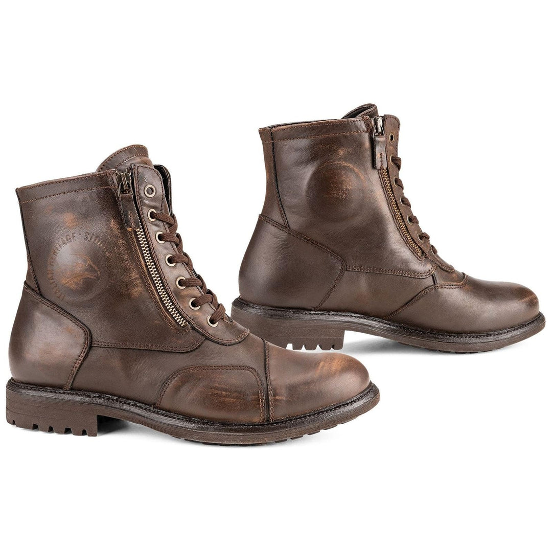 Falco Aviator Motorradstiefel 45 EU Braun, 45 EU Braun