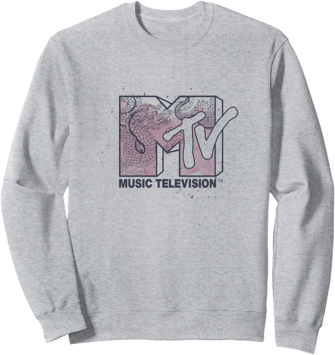 MTV Music Television Dragon Logo Sweatshirt