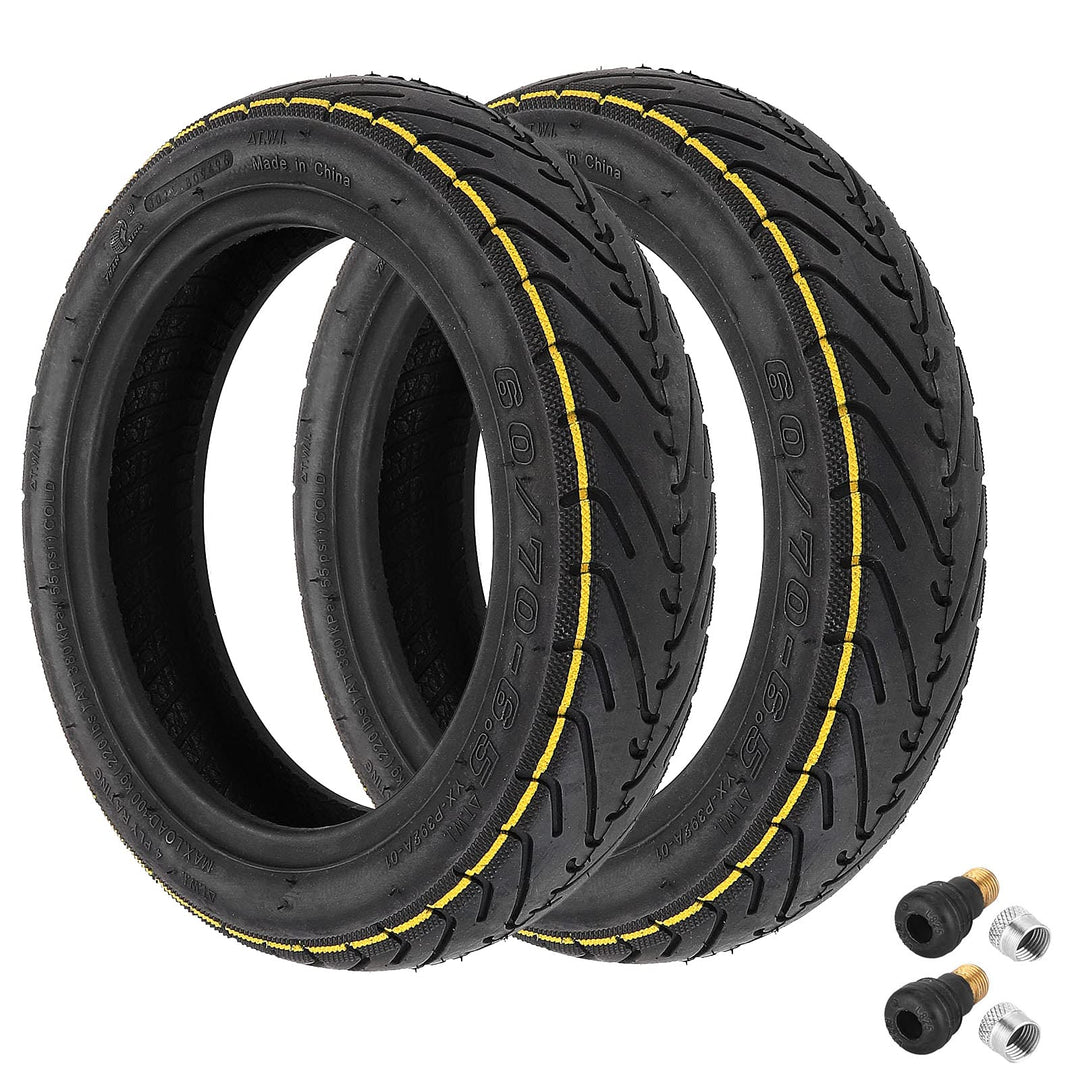 Flycoo 60/70-6.5 Tubeless Reifen mit Ventil für Segway Ninebot Max G30 / G30E / G30LP Elektroroller