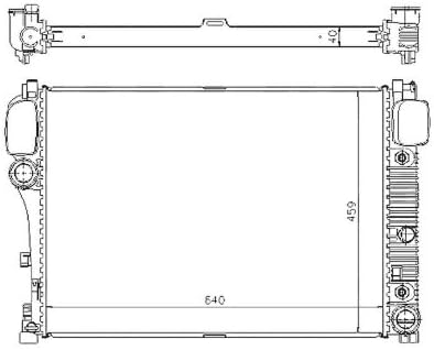 NRF 53839 Kühler, Motorkühlung