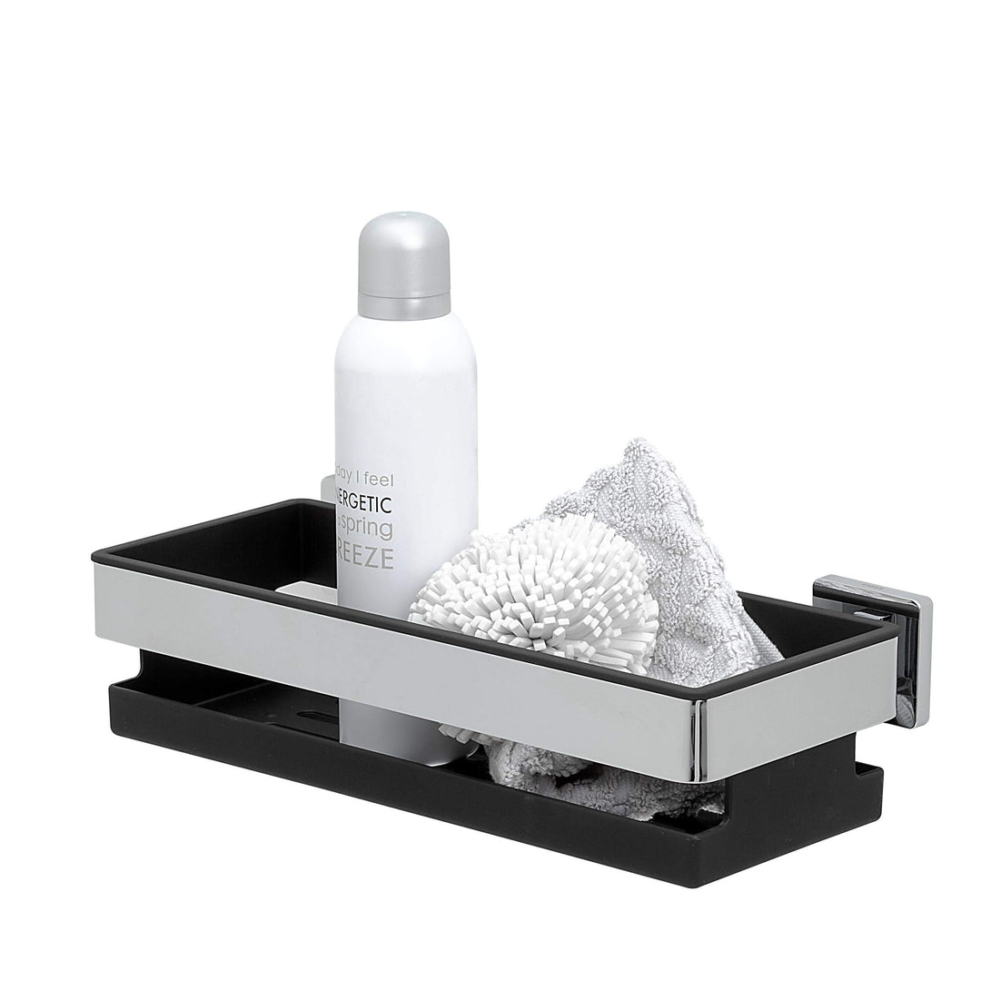 Tiger Dock Duschkorb, Premium-Duschablage aus verchromtem Edelstahl, mit herausnehmbaren Einsatz, B
