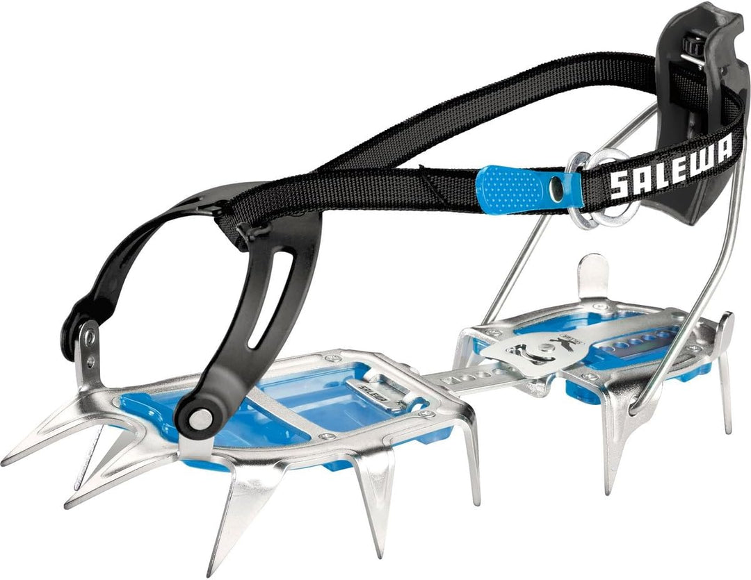Steigeisen Alpinist Combi Salewa STEEL/BLUE UNI, STEEL/BLUE UNI