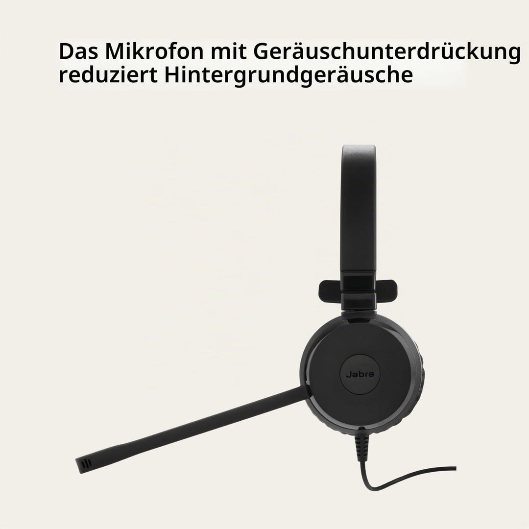Jabra Evolve 30 II UC Mono USB-C (Überkopfbügel) USB-C Anschluss, mit Mute-Taste und Lautstärke-Regl