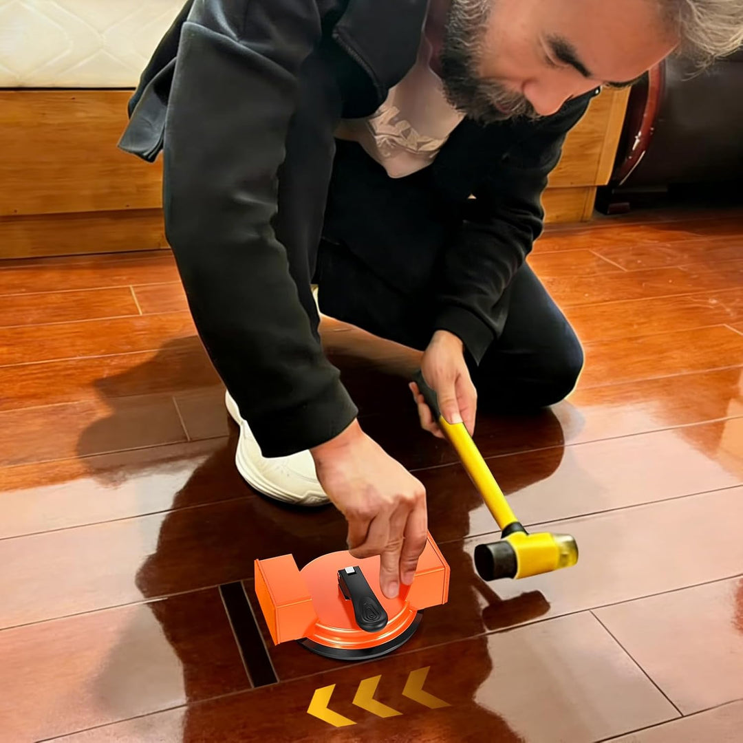 Bodenspalt-Reparaturwerkzeug, Laminat-Verlegewerkzeug, Verbesserter Saugnapf &amp; 3 Klebepads für Lamin