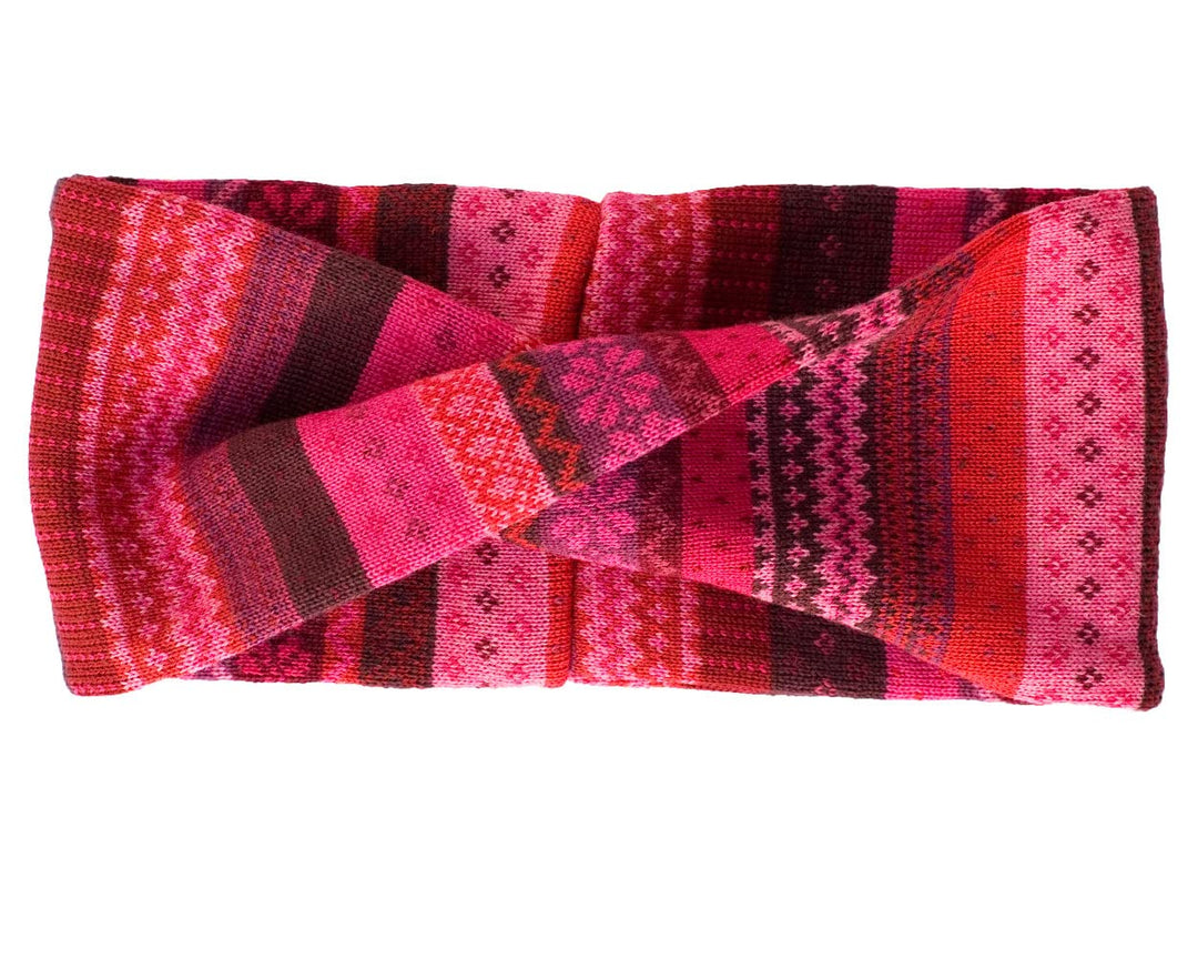 Invero, Merino Stirnband Tara, 100% Wolle (Beere), Beere