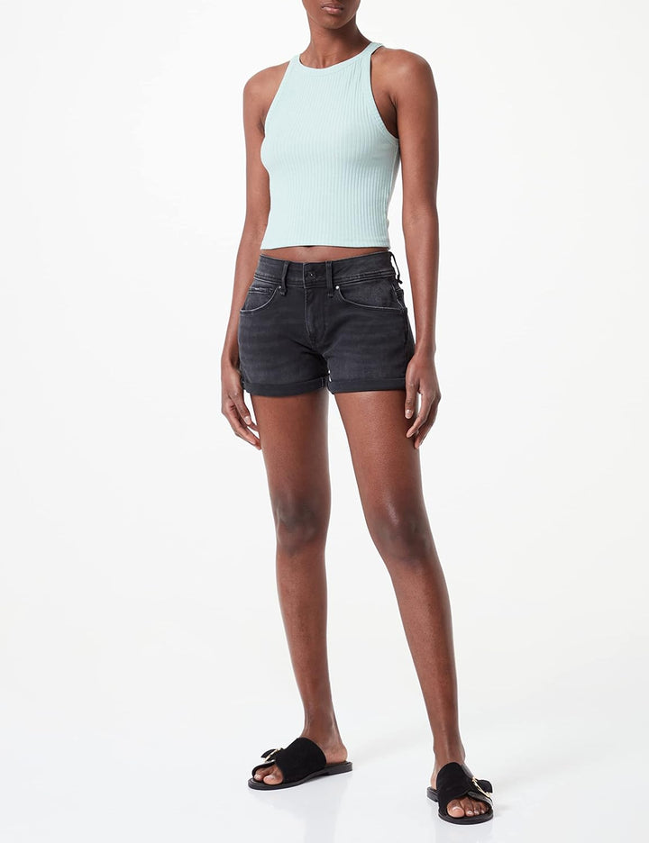 Pepe Jeans Damen Cargos Siouxie 24W Schwarz (Denim-xe2), 24W Schwarz (Denim-xe2)